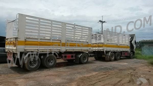 HINO แม่-ลูก 22 ล้อ รุ่น FM344 ปีจดทะเบียน 2554