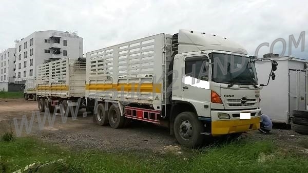 HINO แม่-ลูก 22 ล้อ รุ่น FM344 ปีจดทะเบียน 2554