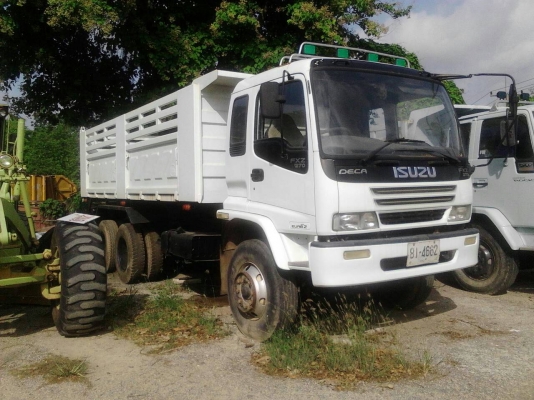 10ล้อดั้มพ์ 2เพลา ISUZU DACA 270แรงม้า ยูโร1 ปี43 ดั้มพ์ใหม่สวย หัวสวย ราคาต่อรองได้ เอกสารพร้อม