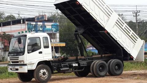10ล้อดั้มพ์ 2เพลา ISUZU DACA 270แรงม้า ยูโร1 ปี43 ดั้มพ์ใหม่สวย หัวสวย ราคาต่อรองได้ เอกสารพร้อม