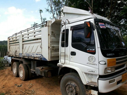 ISUZU DACA 10ล้อดั้มพ์ 2เพลา 270แรงม้า ยูโร2 ปี49 มีระบบลาก เครื่องดี คัทซีสวย ราคาต่อรองได้ 087-2976734