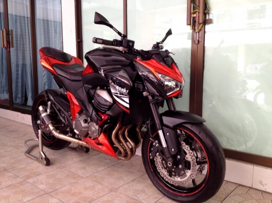 ขาย Kawasaki Z800โฉมปี2014 สภาพป้ายแดง วิ่งน้อย ท่อสูตร ราคา345000 บ.(รับเทริ์น)