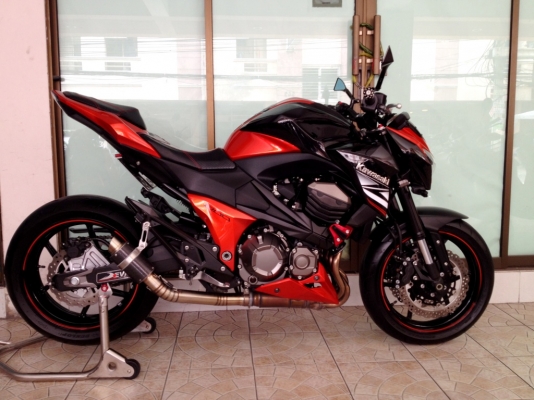 ขาย Kawasaki Z800โฉมปี2014 สภาพป้ายแดง วิ่งน้อย ท่อสูตร ราคา345000 บ.(รับเทริ์น)