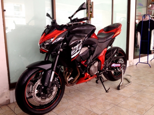 ขาย Kawasaki Z800โฉมปี2014 สภาพป้ายแดง วิ่งน้อย ท่อสูตร ราคา345000 บ.(รับเทริ์น)