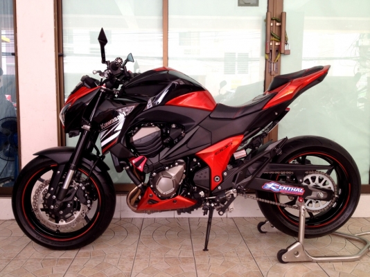 ขาย Kawasaki Z800โฉมปี2014 สภาพป้ายแดง วิ่งน้อย ท่อสูตร ราคา345000 บ.(รับเทริ์น)