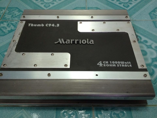 แอมป์ 4 ch Marriola มือสองสภาพดี เสียงแจ่มๆแรงๆ ขาย 1850 บาท