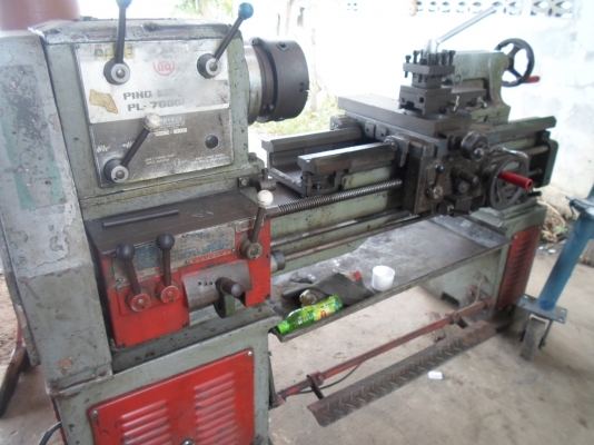 แท่นกลึง 5 ฟุต 3 เพลา เกียร์บล็อก มีเบรก เครื่องพร้อมใช้  67,000