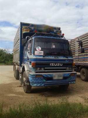 ขายรถบรรทุกดัมพ์ ISUZU ROCKY 240 วางเครื่อง 320 แรง เกียร์อิตั้น ปี 34 กระบะดัมพ์มิเนียม ทะเบียนพร้อม