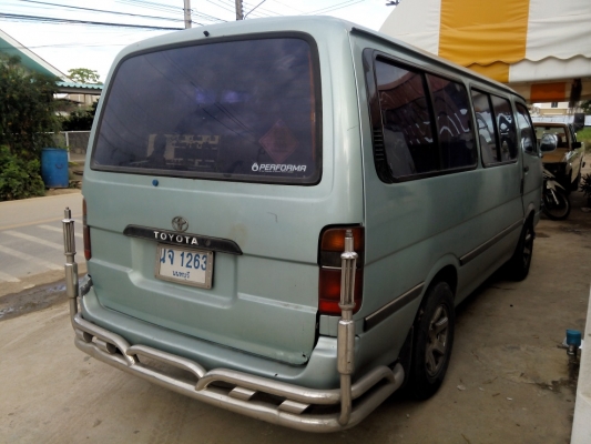 ขายรถตู้หัวจรวด 1 เจ แก๊ส เครื่องดี แอร์ฉ่ำ ใช้งานดีครับ