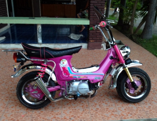 ***ขาย Honda chaly เครื่องLifan สตาร์ทมือมีใบคุม***