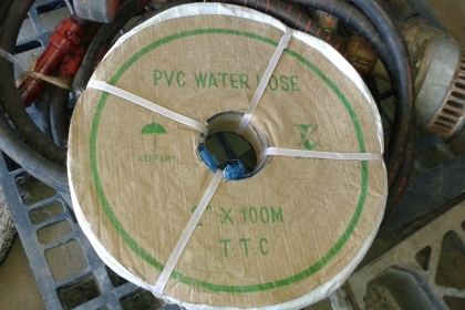 สายท่อน้ำขนาด 2 นิ้ว ยาว 300 เมตร ใหม่ราคา 5500 บาท