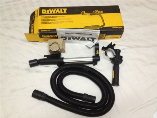 หัวดูดฝุ่นเวลาเจาะ DeWALT สำหรับใส่สว่านกระแทกได้ทุกรุ่น