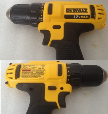 ชุดสว่านไร้สาย,สว่านไขควง,เลื่อยชักและไฟฉาย DeWALT12โวลท์พร้อมแท่นชาร์จแบ็ตลิเทียม2ก้อนและกระเป๋า