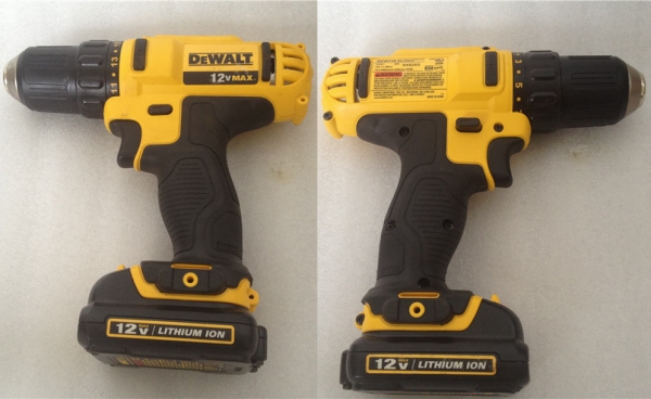 ชุดสว่านไร้สาย,สว่านไขควง,เลื่อยชักและไฟฉาย DeWALT12โวลท์พร้อมแท่นชาร์จแบ็ตลิเทียม2ก้อนและกระเป๋า
