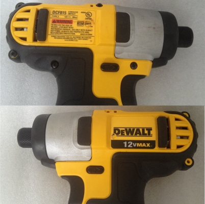 ชุดสว่านไร้สาย,สว่านไขควง,เลื่อยชักและไฟฉาย DeWALT12โวลท์พร้อมแท่นชาร์จแบ็ตลิเทียม2ก้อนและกระเป๋า