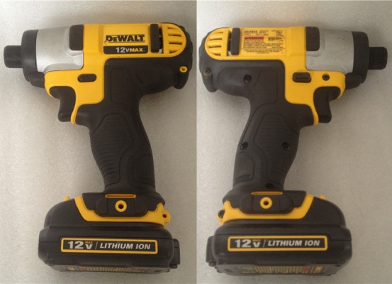 ชุดสว่านไร้สาย,สว่านไขควง,เลื่อยชักและไฟฉาย DeWALT12โวลท์พร้อมแท่นชาร์จแบ็ตลิเทียม2ก้อนและกระเป๋า