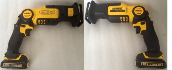ชุดสว่านไร้สาย,สว่านไขควง,เลื่อยชักและไฟฉาย DeWALT12โวลท์พร้อมแท่นชาร์จแบ็ตลิเทียม2ก้อนและกระเป๋า