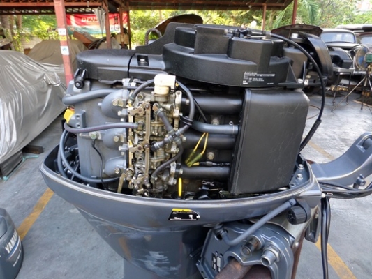 .เครื่องเรือ YAMAHA 30 แรง 4STORKE นำเข้าจากญี่ปุ่น เครื่องติดง่ายเดินดี แต่ต้องเปลี่ยนลูกยางปั๊มน้ำ 68000