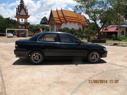 TOYOTA COROLLA 1.6 GLi โฉม สามห่วง ปี1996 หารุ่นนี้อยู่ไม่ผิดหวัง อึด ทน อะไหล่หาง่ายราคาถูก แอร์หนาวๆๆ
