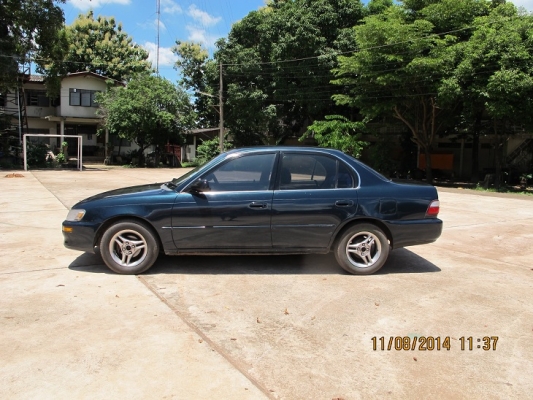TOYOTA COROLLA 1.6 GLi โฉม สามห่วง ปี1996 หารุ่นนี้อยู่ไม่ผิดหวัง อึด ทน อะไหล่หาง่ายราคาถูก แอร์หนาวๆๆ