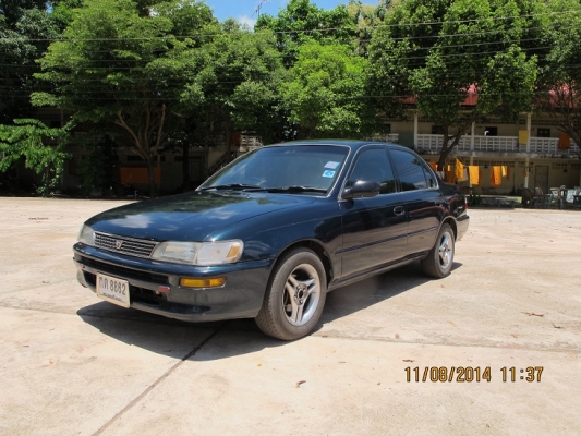 TOYOTA COROLLA 1.6 GLi โฉม สามห่วง ปี1996 หารุ่นนี้อยู่ไม่ผิดหวัง อึด ทน อะไหล่หาง่ายราคาถูก แอร์หนาวๆๆ