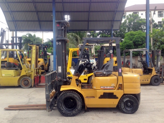 -:-*&bull;*ข า ย ร ถ ย ก เ ก่ า น อ ก*&bull;*-:-MITSUBISHI FD25F18A เสาสูง4เมตร งาคว่ำหวาย สนใจติดต่อ098-329-9549/083-062-0223