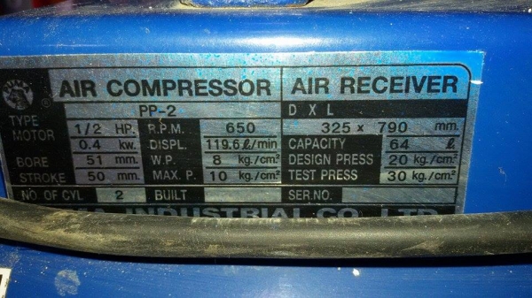 ขายปั๊มลม PUMA สภาพสวย 64 ลิตร ขายปั๊มลม PUMA สภาพสวย 64 ลิตร