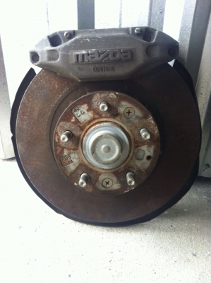 ขายเบรกพร้อมจาน 1คู่ ของmazda rx7 ราคาถูก ขายเบรกพร้อมจาน 1คู่ ของmazda rx7 ราคาถูก