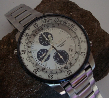 นาฬิกา SEIKO Chronograph พร้อมกล่องใบ คู่มือ