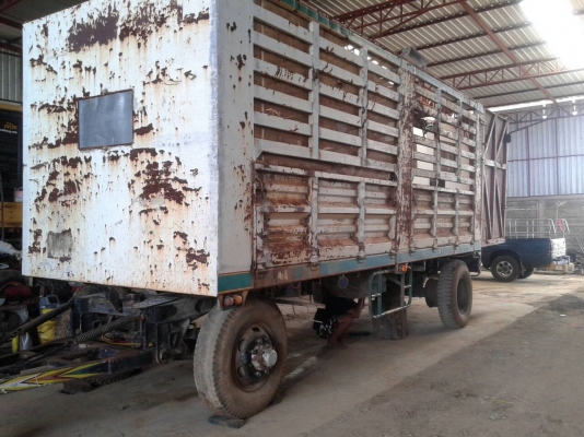 ลูกพ่วงไม่ดั้ม 2คาน ยาว 6.40ม ขายตามสภาพ