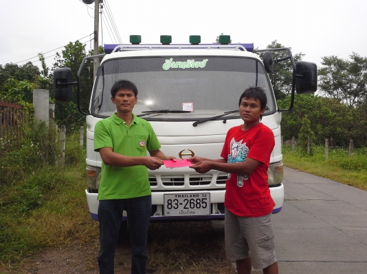 คุณ วิรัตน์ รับรถกลับบ้านแล้วครับ ขอบคุณครับ  6 ล้อดั้ม HINO ดูโท่ 130 แรง เทอร์โบว์ หัวกว้าง ปี 46 แอร์ เพาเวอร์ เบรกทริฟฟี่ รถสวยจัด พร้อมใช้สุดๆ