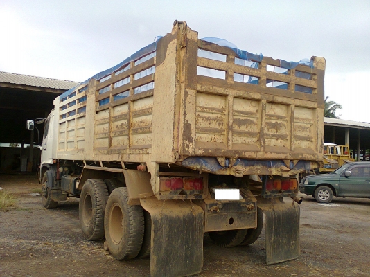 HINO MEGA 260 แรงม้า ดัมพ์ ปี47 มีระบบลากจูง