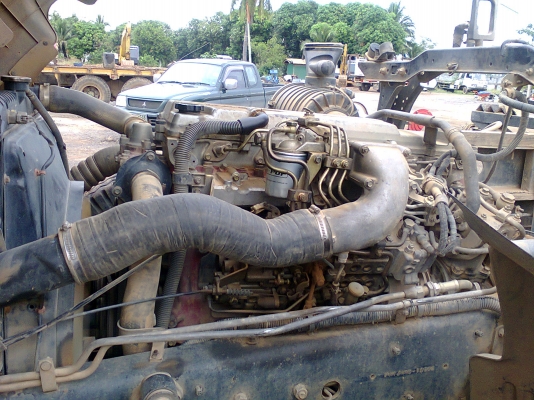 HINO MEGA 260 แรงม้า ดัมพ์ ปี47 มีระบบลากจูง