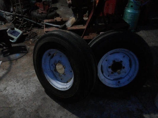 ขายยางล้อหน้าขอ16พร้อมกะทะของนอก100\%4500ขาย