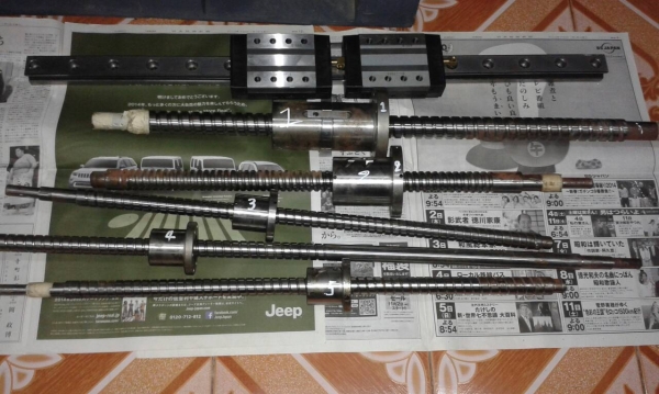 ขายชุดลูกกลิ้งรางสไลด์ 35 มม ยาว 93 ซม สภาพใหม่ มาก ๆ