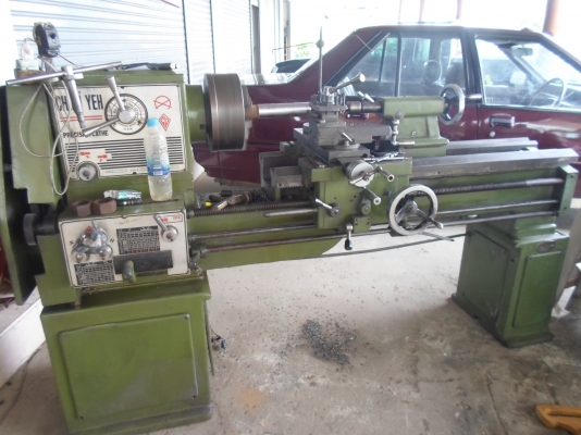 แท่นกลึง 4 ฟุต พร้อมใช้ไฟบ้าน กลึงเกลียวได้ คอม้าถอดได้ 40,000