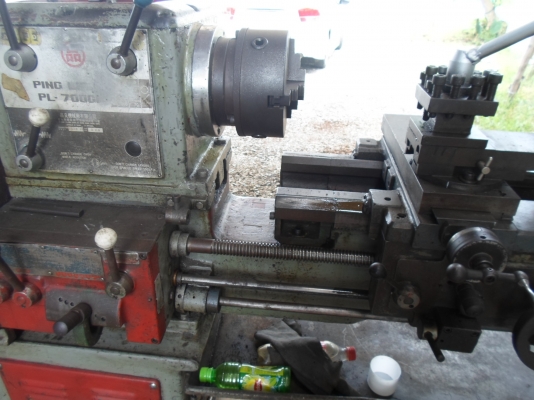 แท่นกลึง 5 ฟุต 3 เพลา เกียร์บล็อก พร้อมใช้งาน ด่วน !!!!!  67,000
