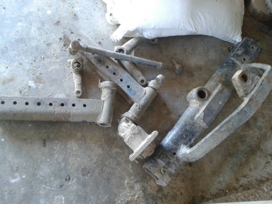 คานหน้ารถไถฟอร์ด พร้อมล้อหน้า