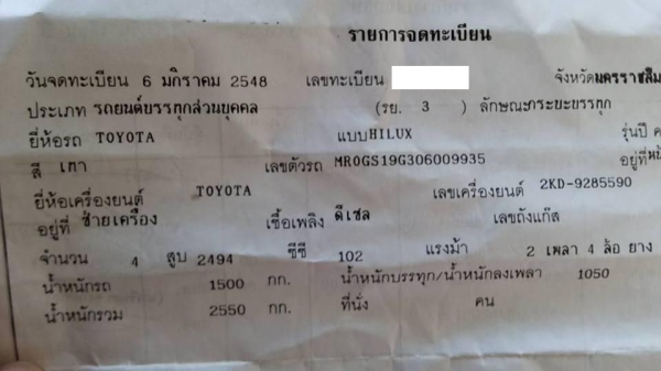 ***ขายแล้วครับขอบคุณ Truck2hand ขายกระบะแค็ปบ้านๆ TOYOTA HILUX VIGO 2.5E EXTRACAB ปี48/05 เครื่องเดิมเกียร์เดิม เครื่องแน่น แห้งดี แรงดี เกียร์ไม่มีหอน ช่วงล่างหนึบดี คัสซีสวยเดิม ไม่ผุ ไม่ดาม กระบะดีมีพื้นปูกระบะ หน้า-หลังเดิมๆ ไม่เคยชนหนัก ภายในคอนโซลเต