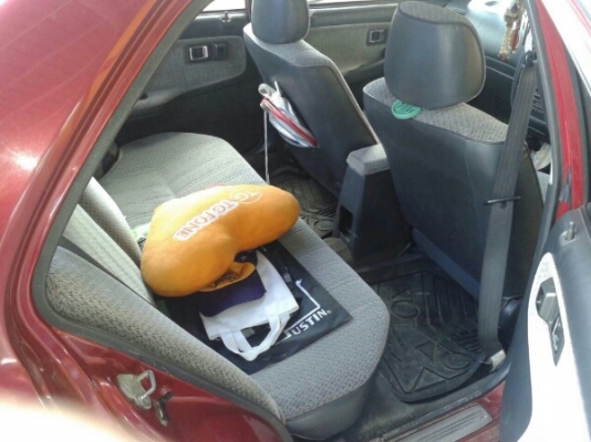 ซืิตี้ 98 สีแดง ออโต้ นถมือเดียว บางเดิม