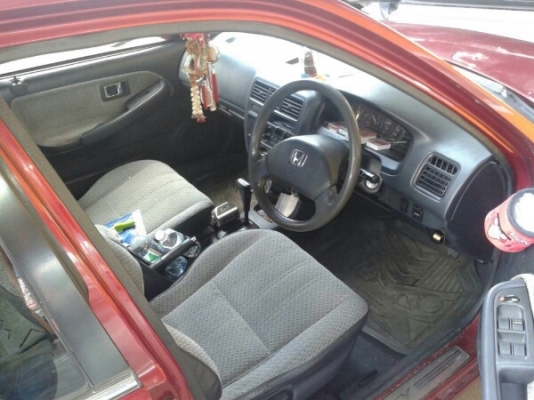 ซืิตี้ 98 สีแดง ออโต้ นถมือเดียว บางเดิม