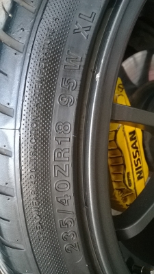 ขายล้อ CE28 พร้อมยาง ขอบ 18 หน้า 9.5 หลัง 10.5 สวยๆคับ