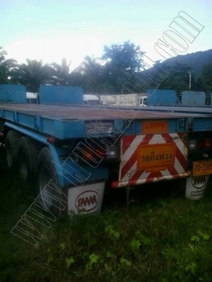 หางพ่วงเทเลอร์12ล้อ 3เพลา ของบริษัทสามมิตร ปี52