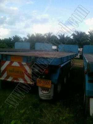 หางพ่วงเทเลอร์12ล้อ 3เพลา ของบริษัทสามมิตร ปี52