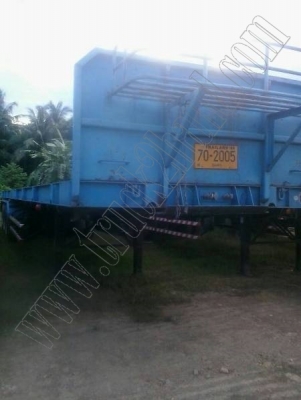 หางพ่วงเทเลอร์12ล้อ 3เพลา ของบริษัทสามมิตร ปี52