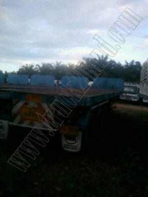 หางพ่วงเทเลอร์12ล้อ 3เพลา ของบริษัทสามมิตร ปี52