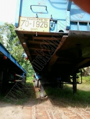 หางพ่วงเทเลอร์12ล้อ 3เพลา ของบริษัทสามมิตร ปี52