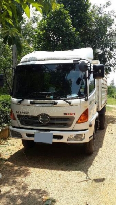 รถบรรทุก 6 ล้อดั้มพ์ HINO รุ่น FC9JEKA เลขเครื่อง JO58 TDH