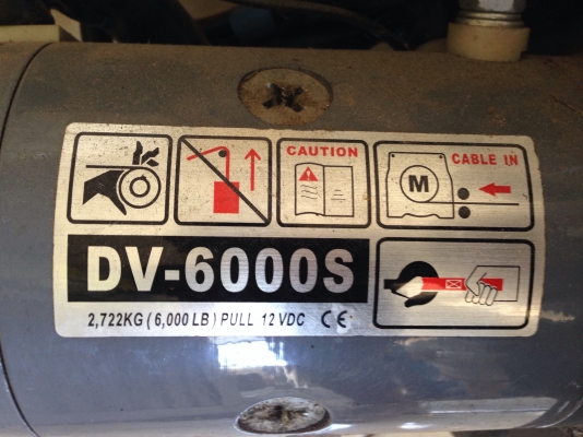 ขาย Winch motor 12 VDC ใช้ยกของ สภาพสวย พร้อมใช้งาน