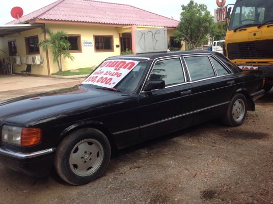รถเก๋งเบนซ์500sel  2J ติดแก๊สLPG
